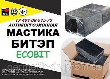 БІТЕП Ecobit Мастика брикет 18 кг бітумно-полімерна ТУ 401-08-515-73 для трубопроводів