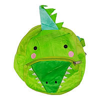 Рюкзак детский плюшевый Крокодил, C56867(Green-1)
