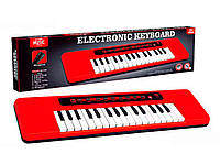 Синтезатор детский 47см, 32 клавиши, демо, 8 ритмов, микрофон, запись, 2 цвета, BX-1625-1625A