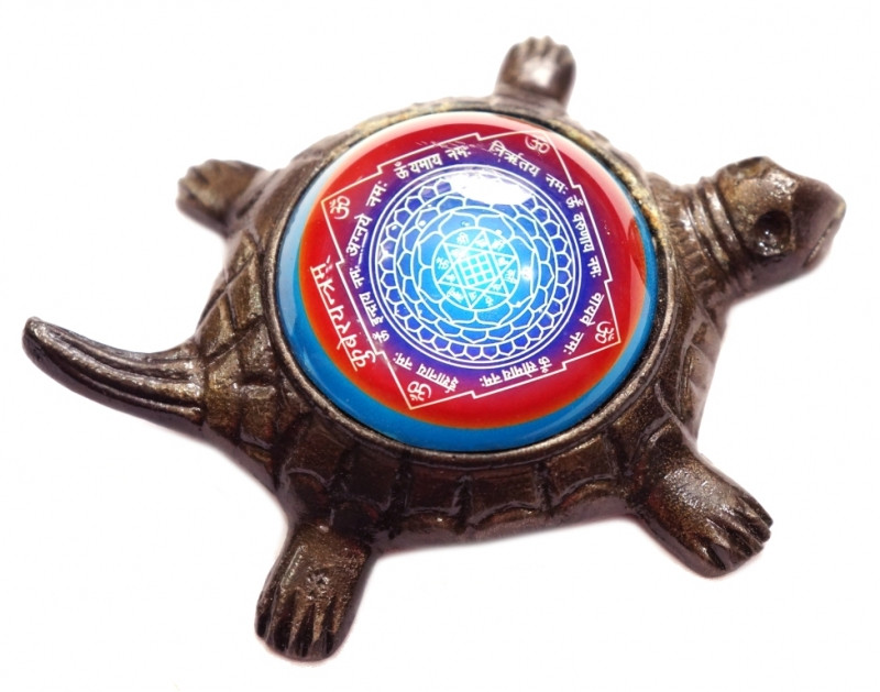 Курма Кубер Янтра (янтра на черепахе) бронза - фото 1 - id-p362837080
