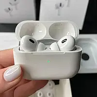 ТОП бездротові навушники AirPods Pro 2 з шумозаглушенням, Premium 2023 (гравіювання на коконі та на шнурку)