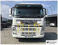 Накладки на капот для Volvo FM (2007-2013)