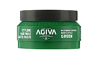 ПАСТА МАТОВАЯ ДЛЯ УКЛАДКИ ВОЛОС AGIVA HAIR STYLING WAX MATTE PASTE 03 GREEN 90МЛ