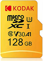 Карта пам'яті Kodak Ultra UHS-I U3 V30 A1 microSDXC 128GB C10 UHS-I (EKMSDM128GXCU3KWA)