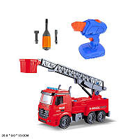 Конструктор с инструментами BS-R5 (18шт) Пожарная машина, отвертка в наборе, в кор. 26*9*13см