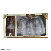 Кукла "Emily" QJ069A (12шт) в наборе юбка для ребенка, в кор. 60,5*6,5*33,2 см