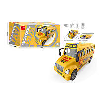 Игрушка Автобус музыкальная ст. A422-1Y (120шт/2) батарь, свет, звук, движение, поворот, короб. 17*6,8*8см