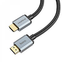 Кабель Hoco US03 HDMI 2.0 Male to Male 4K HD data cable(L=2M) Black