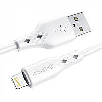 Кабель usb Borofone BX48 Lightning White