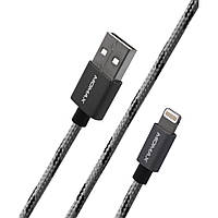 Кабель usb Momax (DL5) Lightning (0.18m) Gray