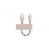 Кабель usb Momax (DL5) Lightning (0.18m) Rose