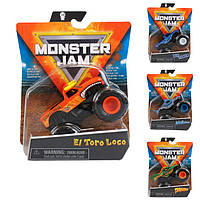 Игрушка машинка Monster Jam 1:64 арт. 6061233, 4 в ассортименте, в блистере 20,3*17,8*7,6 см