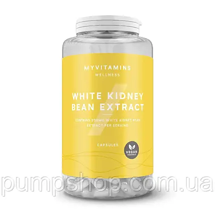 (уцінка термін по 12.23) Екстракт білої квасолі Myprotein MyVitamins White Kidney Bean Extract 180 капс., фото 2