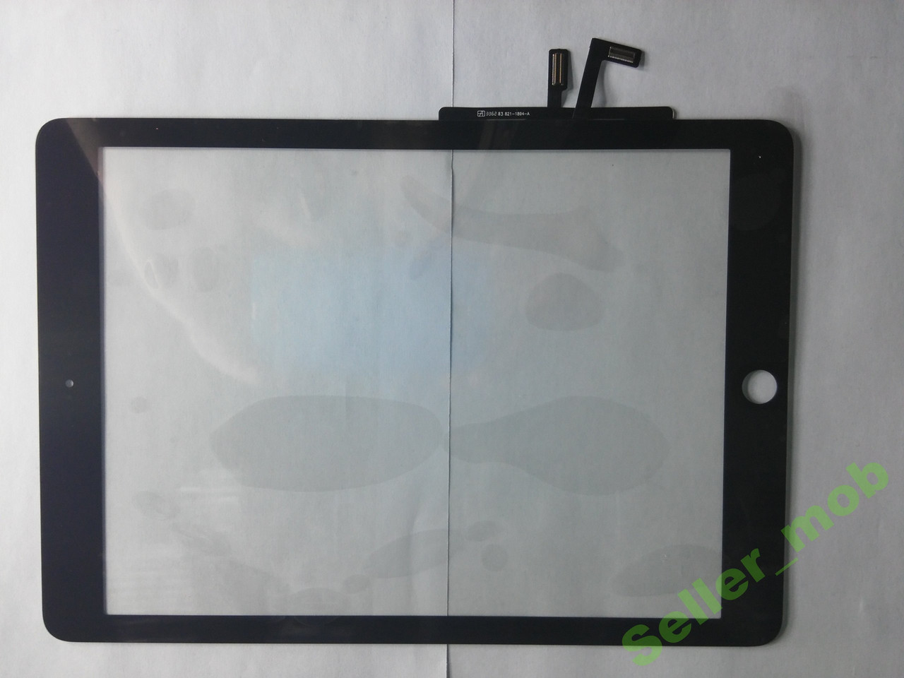 Сенсорное стекло Apple iPad Air, A1475, A1474 белое со скотчем - фото 2 - id-p362879957