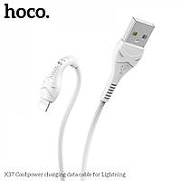 Кабель usb Hoco X37 Cool power Lightning White