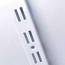 Рейка подвійна біла 2м (1,2мм) напрямна (профіль) настінний, фото 3