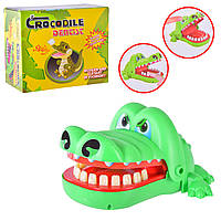 Игра "Веселый крокодил" 803 (96шт/2) крокодил - зубастик, в коробке 16*9*13,5 см