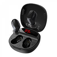 Наушники Bluetooth TWS Baseus (NGWM0100) Encok True Wireless Earphones Plus Black