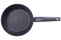 Сковорода антипригарна Kamille 240 мм Black Marble глибока
