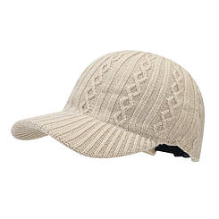 Бейсболка жіноча в'язана з регулятором розміру