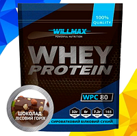 Сывороточный протеин Whey Protein 80% Willmax 920 г Шоколад-лесной орех