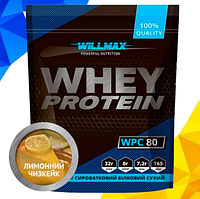 Сывороточный протеин Whey Protein 80% Willmax 920 г Лимонный чизкейк