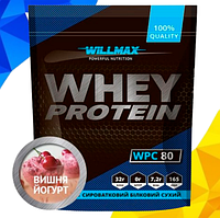 Сывороточный протеин Whey Protein 80% Willmax 920 г Вишневый йогурт