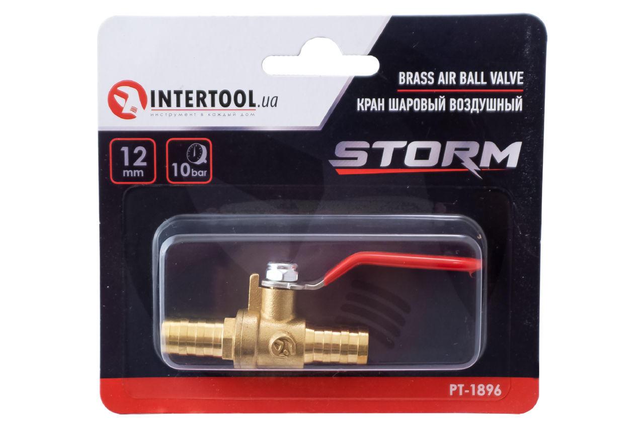 Кран шаровый воздушный Intertool - 12 мм x 12 мм - фото 1 - id-p2031609369