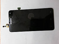 Дисплей (экран) Lenovo S580 с сенсором черный orig.