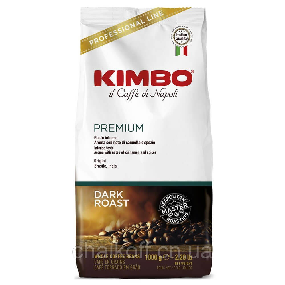 Кава в зернах Caffè Kimbo Premium 1000 г (Італія)