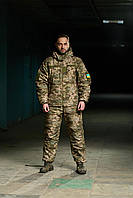Зимний тактический костюм Soft Shell Terra WARM зеленый пиксель Армейский зимний комплект куртка штаны софтшел