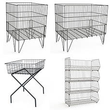 Кошики підлогові, навісні та інші