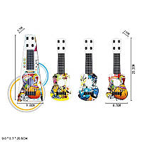 Игрушечная Гитара арт. S-B12 (192шт/2) 3 цвета микс, короб. 9,8*3,7*25,5см