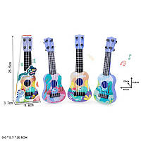 Игрушечная Гитара арт. S-B49 (192шт/2) 3 цвета микс, короб. 9,8*3,7*25,5см