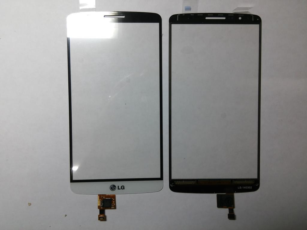 Сенсорное стекло LG D855, G3 белое original. - фото 1 - id-p362880040