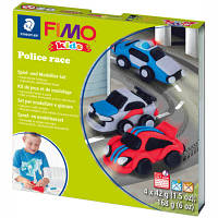 Набор для творчества Fimo Kids Полицейские авто 4 цвета х 42 г (4007817066546)