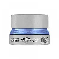 ГЛИНА ДЛЯ УКЛАДКИ ВОЛОС AGIVA HAIR STYLING CLAY WAX NATURAL LOOK 06 WHITE 155 МЛ