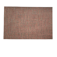 Килимок-сет на стіл сіро-малиновий