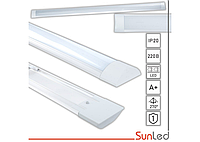 LED светильник DOUBLE-1 36Вт 4000К 1200мм SunLed (без вилки 220В)