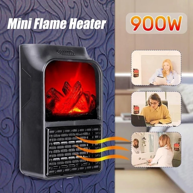 Портативний нагрівач FLAME HEATER 900W, фото 1