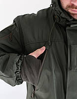 Куртка зимняя тактическая олива Куртка военная MILIGUS водоотталкивающая теплая р. L
