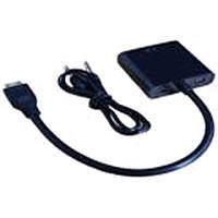 Адаптер переходник Mini HDMI - VGA Black