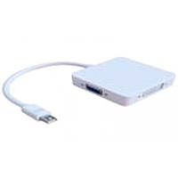 Адаптер переходник Mini DP - HDMI+VGA+DVI