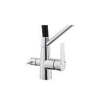 Змішувач для кухні з підключенням до фільтру Kroner KRP Edelstahl Klassisch - ESG03817BLK, фото 6