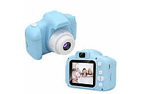 Детский фотоаппарат Summer vacation smart kids camera JPEG/MP4 blue