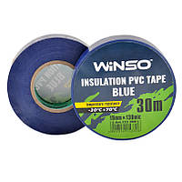 Изолента Winso ПВХ синяя 30 м; 19 мм; 130 мк (153300)