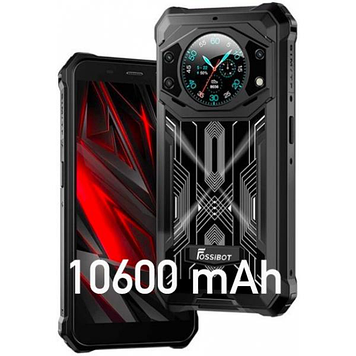 Смартфон Oukitel FOSSiBOT F101 PRO 8/128 GB Black 4G LTE NFC акумулятор 10600 мА·год