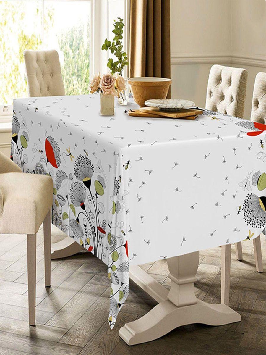 Скатертина бавовна натуральна 220*150 см, скатертина натуральна з бавовни, фото 1