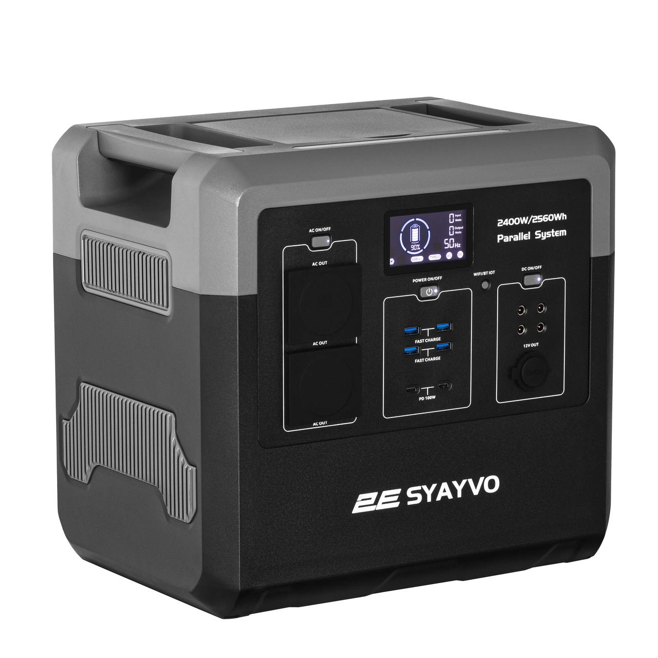 Портативна зарядна станція 2E Syayvo 2400W (2E-PPS24256)