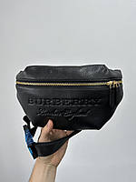 Burberry Bum Bag Embossing Leather